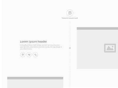 Landing Page Wireframes icons landing page ui ux wireframe