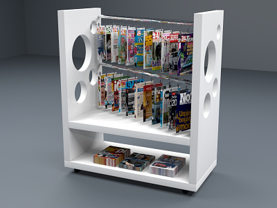 Newspapers promotional stand newspaper promotional stand