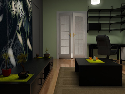 My old apartment 3d modeling rendering