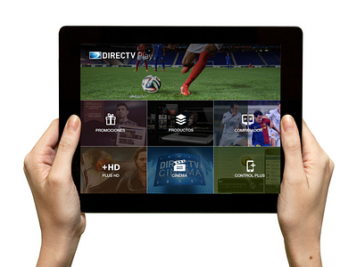 DirecTV concept - tablet - 2014 app tablets ui