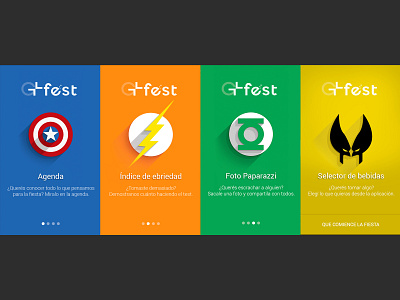 Walkthrough app - GLFest - 2014 app design illustration ui