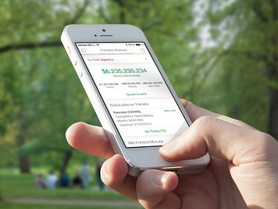 Diseño de banca - Mobile app - 2015