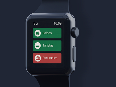 Apple watch - Banca - 2015 app design smartwatch ui