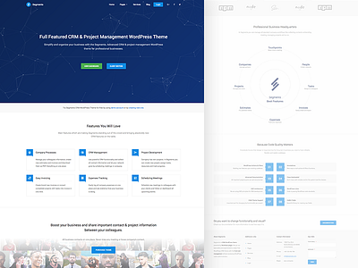 CRM Landing Page