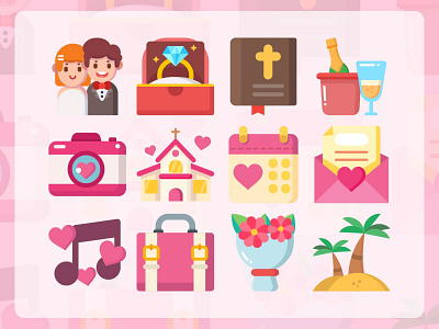 Christian Wedding icon icon love marriage ui wedding