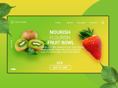 Fruits ui design app branding design icon identity typography ui user user experience vector website