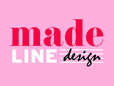 Madeline Design design logo madeline personal pink self