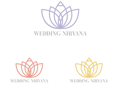 Wedding Nirvana - Event Management Studio branding design illustration logo logodesign typography vector