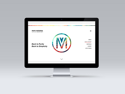 Personal Branding - MV branding design flat illustration illustrator logo logodesign minimal typography web website