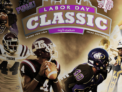 Prairie View Labor Day Classic Ad college football magazine ad