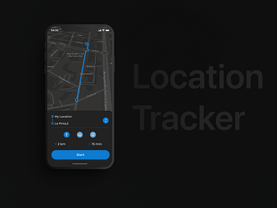 Location tracker app daily ui daily ui challenge dailyui design likes location tracker tracker tracker app tracking