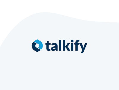 Talkify Logo branding design icon logo minimal typography vector