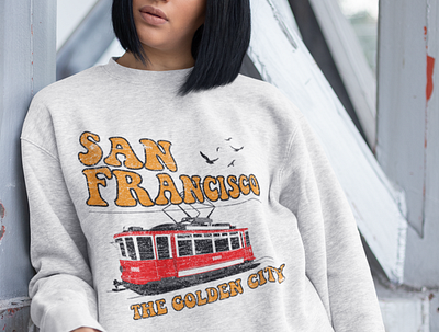 San Francisco T-shirt Design 3d art branding concept design design graphic design graphical design hoodie illustration logo sweetshirt t shirt