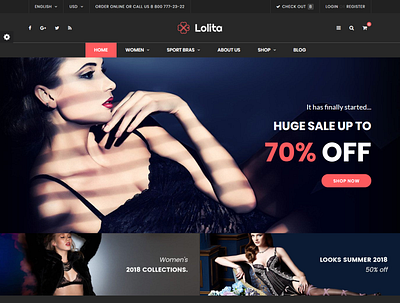 E-commerce Website ecommerce design ecommerce shop landingpage shopify woocommerce wordpress