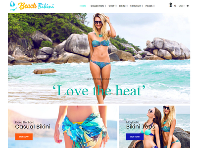 Bikini Shop Ecommerce Website