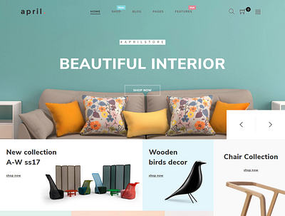 Furniture Store Shopify animation ecommerce design ecommerce shop landingpage shopify woocommerce wordpress