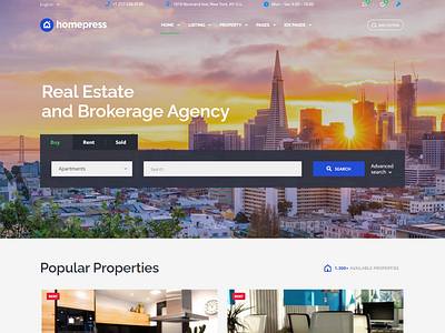 Home Broker Agency Website