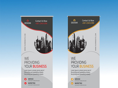 Corporate Business Roll Up Banners