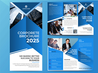 Tri-fold Corporate Brochure Design.