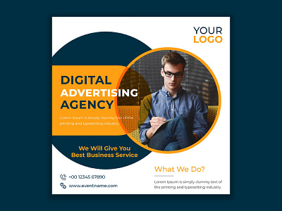 Digital Marketing Social Media Post web banner ads