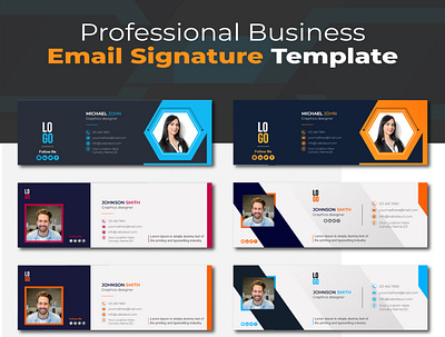 Professional Business Email Signature Template awesome design