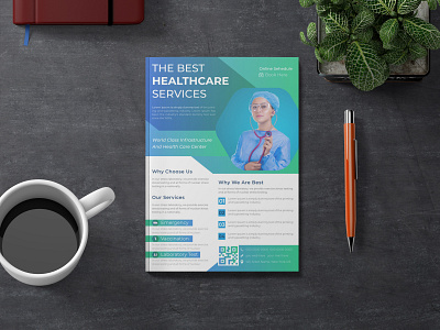 Medical Healthcare Flyer Design and Promotion Template company medical flyer template