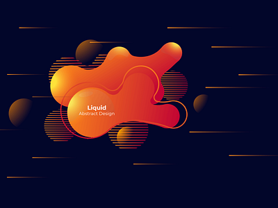 Creative Liquid Abstract Background Design