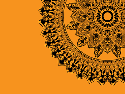 Creative Mandala Background Design Template