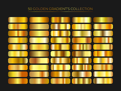 50 Golden Gradient S Collection By Pixa Village On Dribbble
