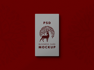 Single side Business Card Mockup