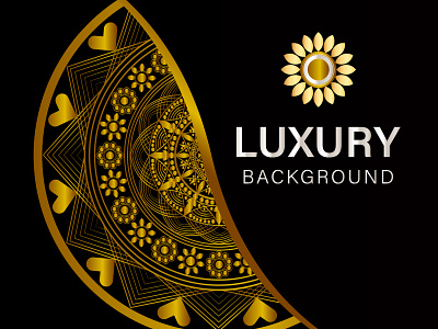 Luxury Mandala Background Design Template Vector