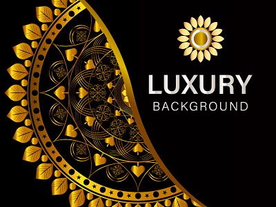 Luxury Mandala Background Design Template Vector 2020 design arabesque background background design black golden graphic design illustraion illustration art illustrations illustrator jewellery luxury brand luxury design mandala new design pixa village pixavillage