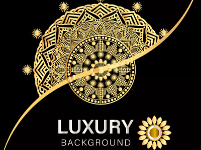 Creative Modern Luxury Mandala Background Design Template Vector