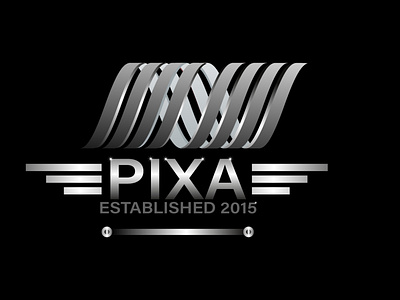 Pixa Metalic Silver Logo