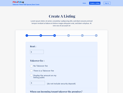 Create a listing 8