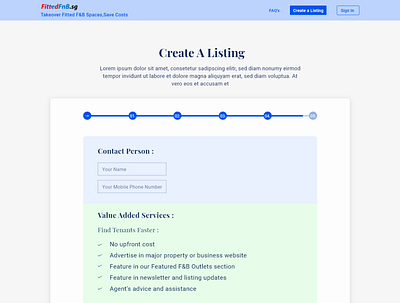 Create a listing 10