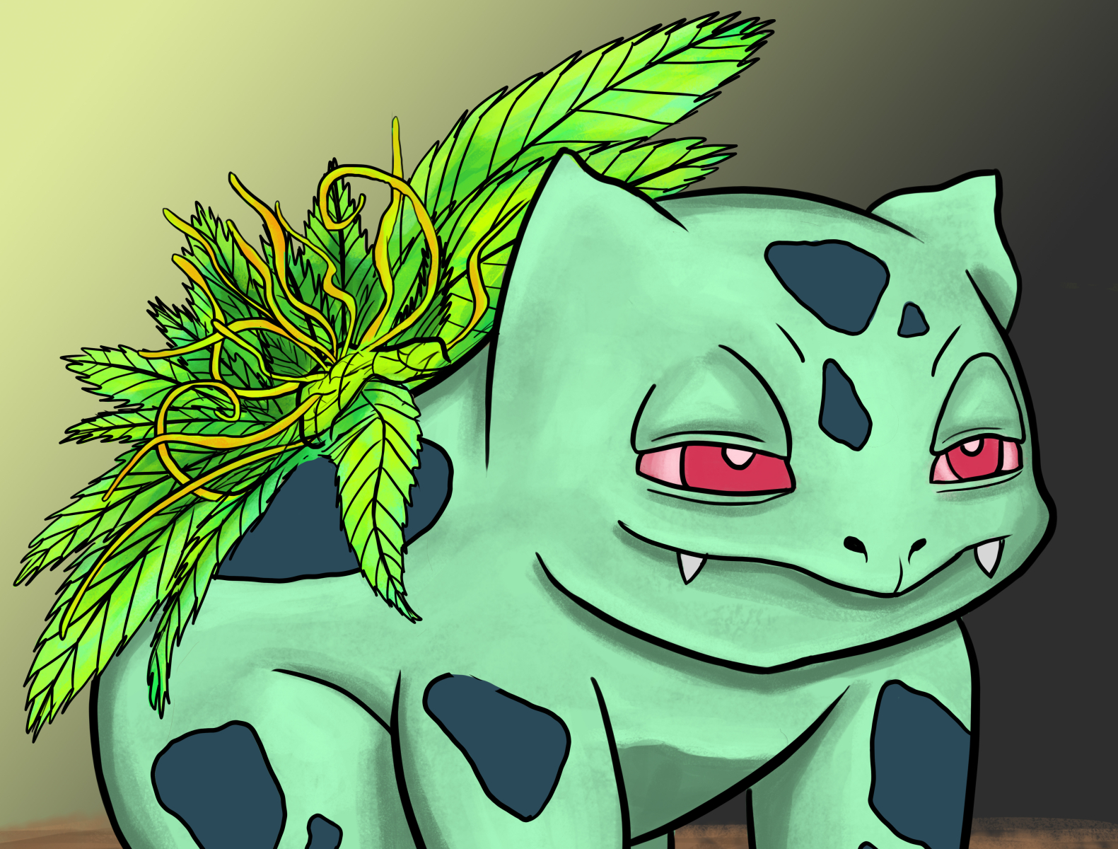 Bulbasaur Stoner By Danish Morales On Dribbble