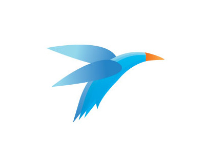 Bird bird gradient logo