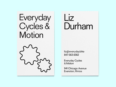 everyday cycles business card branding businesscard design logo typography
