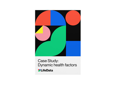 lifedata casestudy concept abstract icon illustration vector