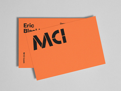 MCI Logo branding businesscard design logo typography