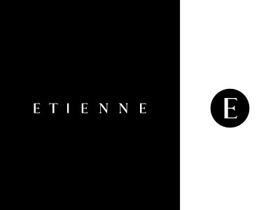 Etienne Logo branding cosmetics design logo typography