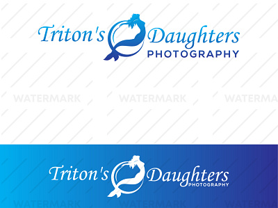 Triton s Daughters app branding design illustrator logo vector