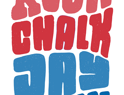 Rock Chalk Jayhawk design hand lettering illustration typography