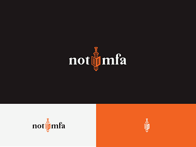 NOT MFA — Brand Identity branding branding design design digital logo logo design