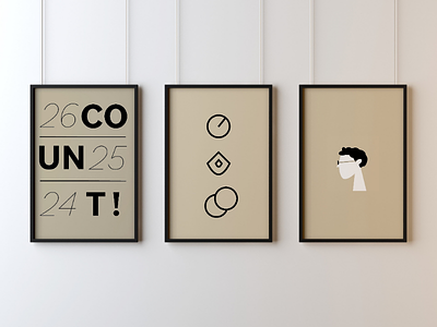 COUNT! First ever Mockup branding design graphicdesign minimal mockup poster