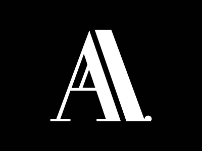 A for Authentic Logo brand logo logotype