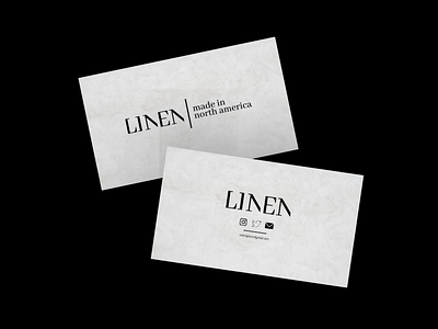 Linen Cards design branding design designer graphicdesign minimalistic mono