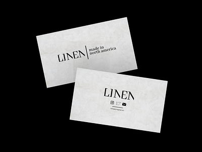 Linen Cards design