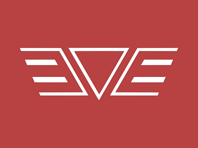 EVE eSports Logo branding esports gaming logo red teamlogo